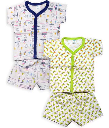 INFANT Unisex for Baby 100% Cotton T Shirts & Shorts ( Multi )