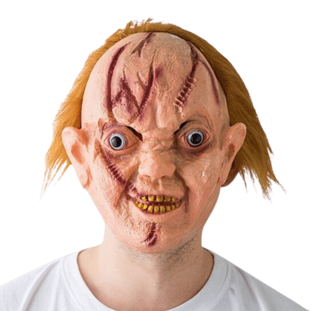Wanna Party Horror Chucky Doll Mask Evil Child Play Chucky Mask