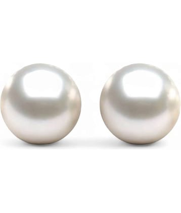 VIVASTRI White Stud Earrings ( Pack of 1 )