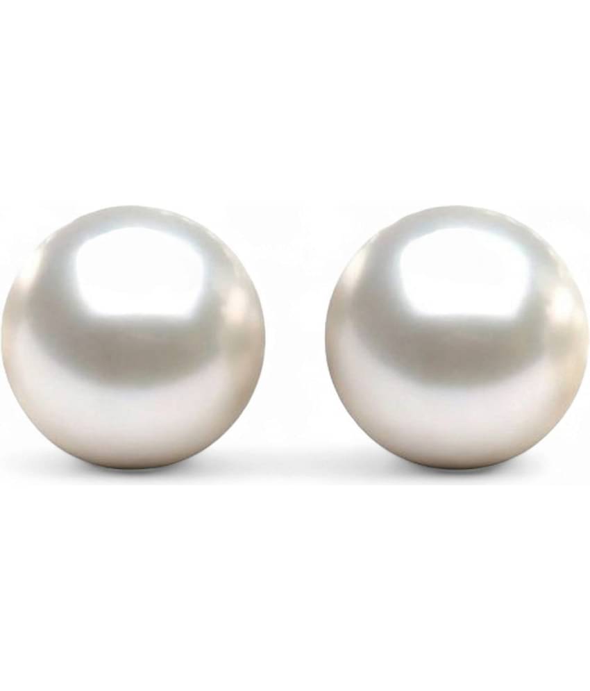 VIVASTRI White Stud Earrings ( Pack of 1 )