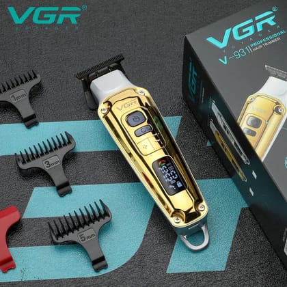 VGR V-931 Professional Hair Trimmer for Men Adjustable Speeds &Powerful Lithium Battery
