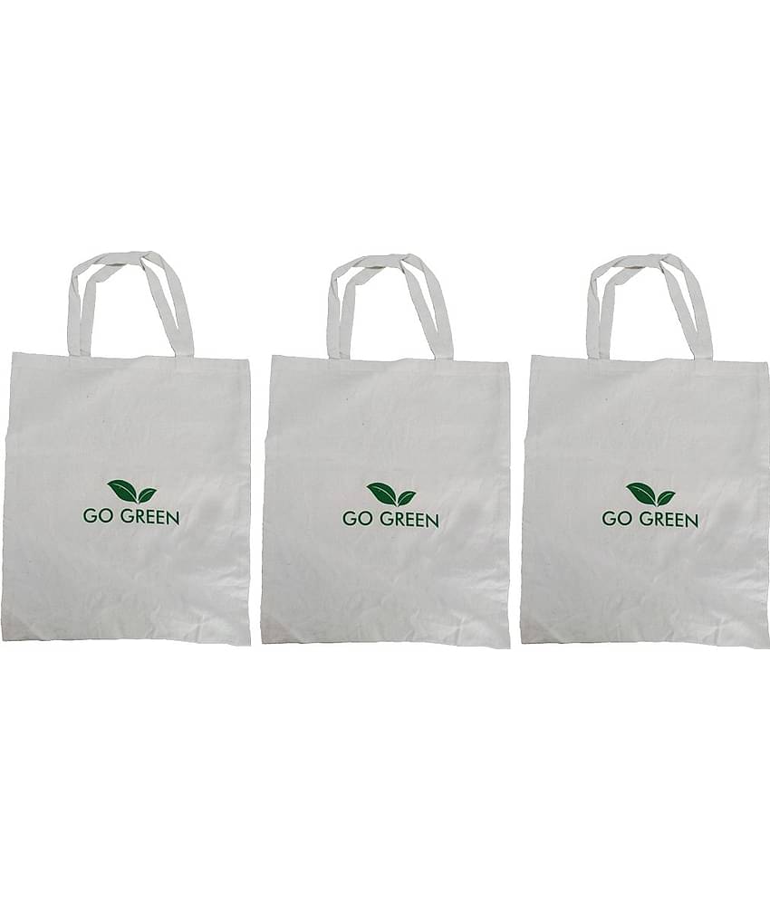 Double R Bags - Beige Cotton Grocery Bag