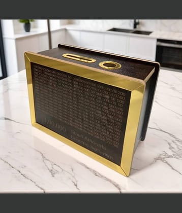 Radhe Fashion Wood Brown Piggy Bank ( Pack of 1 )