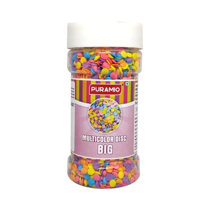 Puramio Multicolor Disc - Big For Cake Decoration, 125 gm