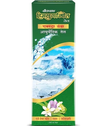 Baidyanath Himsugandhit Tail Provide relief from daily mental and physical stress 200ml (Pack of 1)