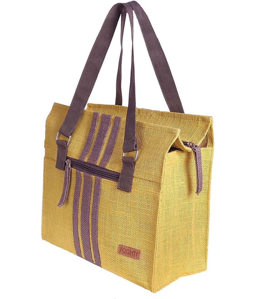 Foonty Yellow Lunch Bags - 1 Pc