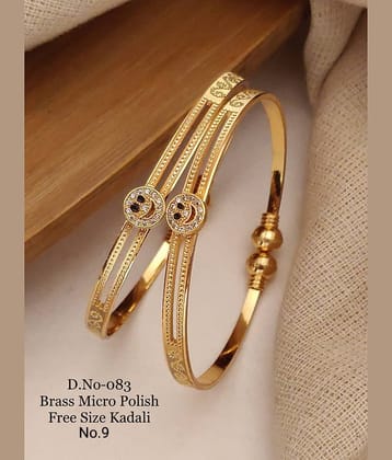 Shivay Fashion Gold Bangle Set ( Pack of 1 )