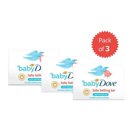 Baby Dove Bathing Soap Rich Moisture 3 x 75g