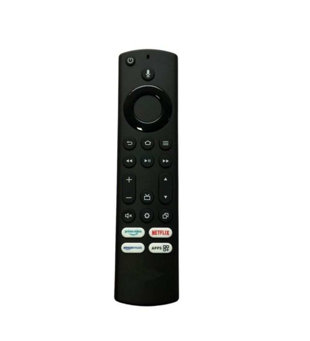 Smart TV Remote No. 1017 Compatible-Replacement for Amazon Basics Smart TV LCD-LED Remote (Black)