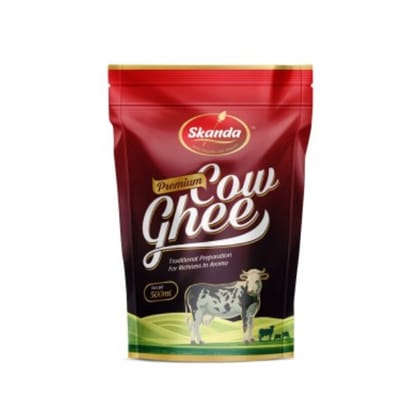 Skanda Premium Cow Ghee 200 Ml Pouch