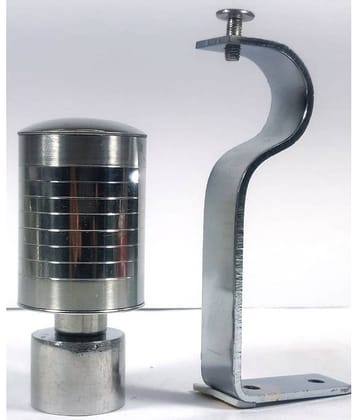 RR Collection Set of 6 Stainless Steel Single Rod Bracket
