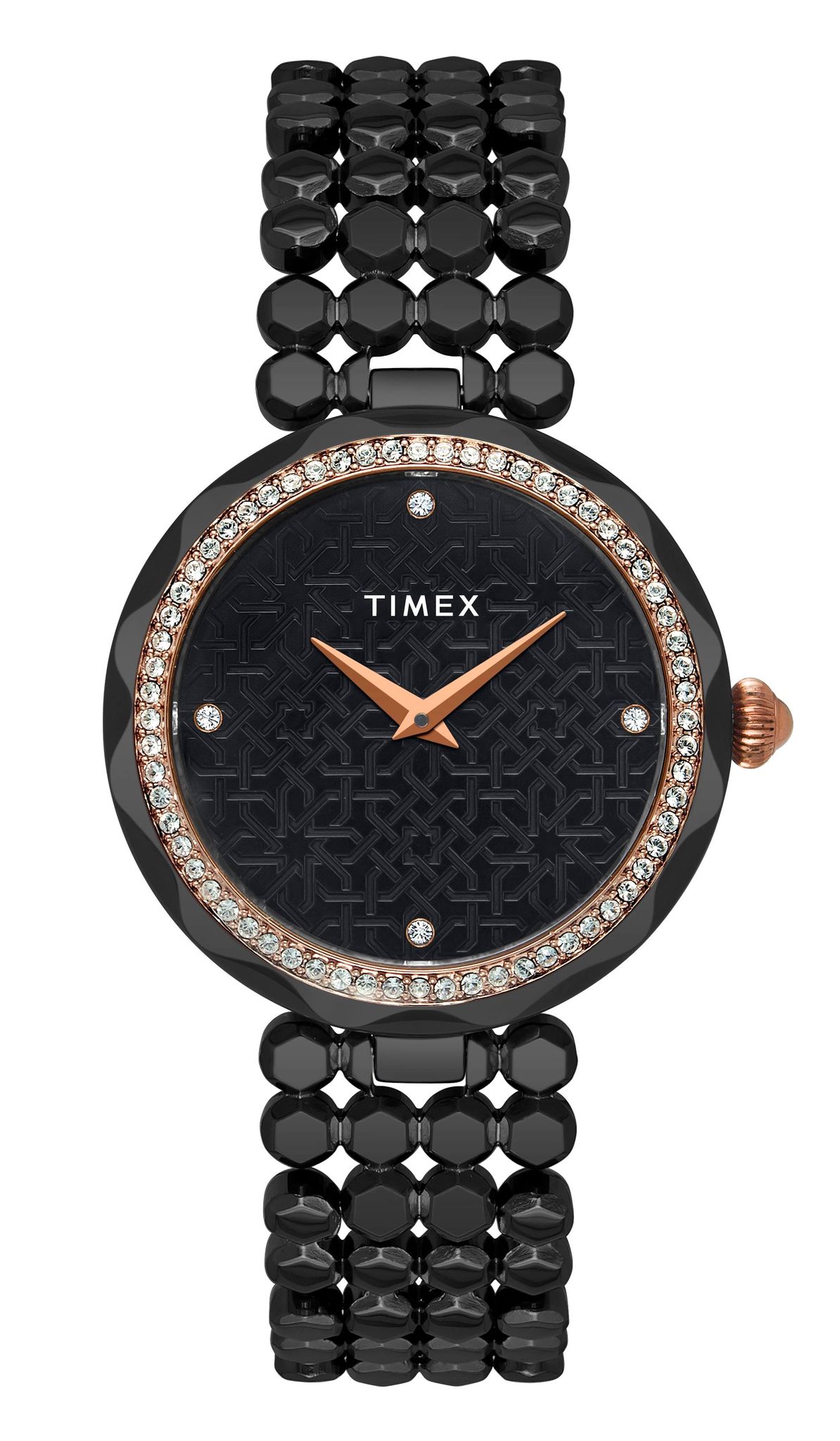 Timex Black Dial Women Analog Watch - TWEL13909-Black