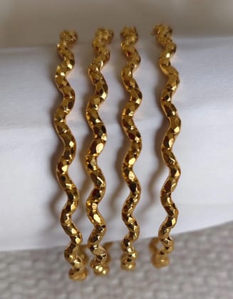 Exquisite Gold Plated Bangles A Touch of Elegance