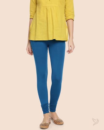 Viscose Churidar Legging - Sea Port-S / Sea Port