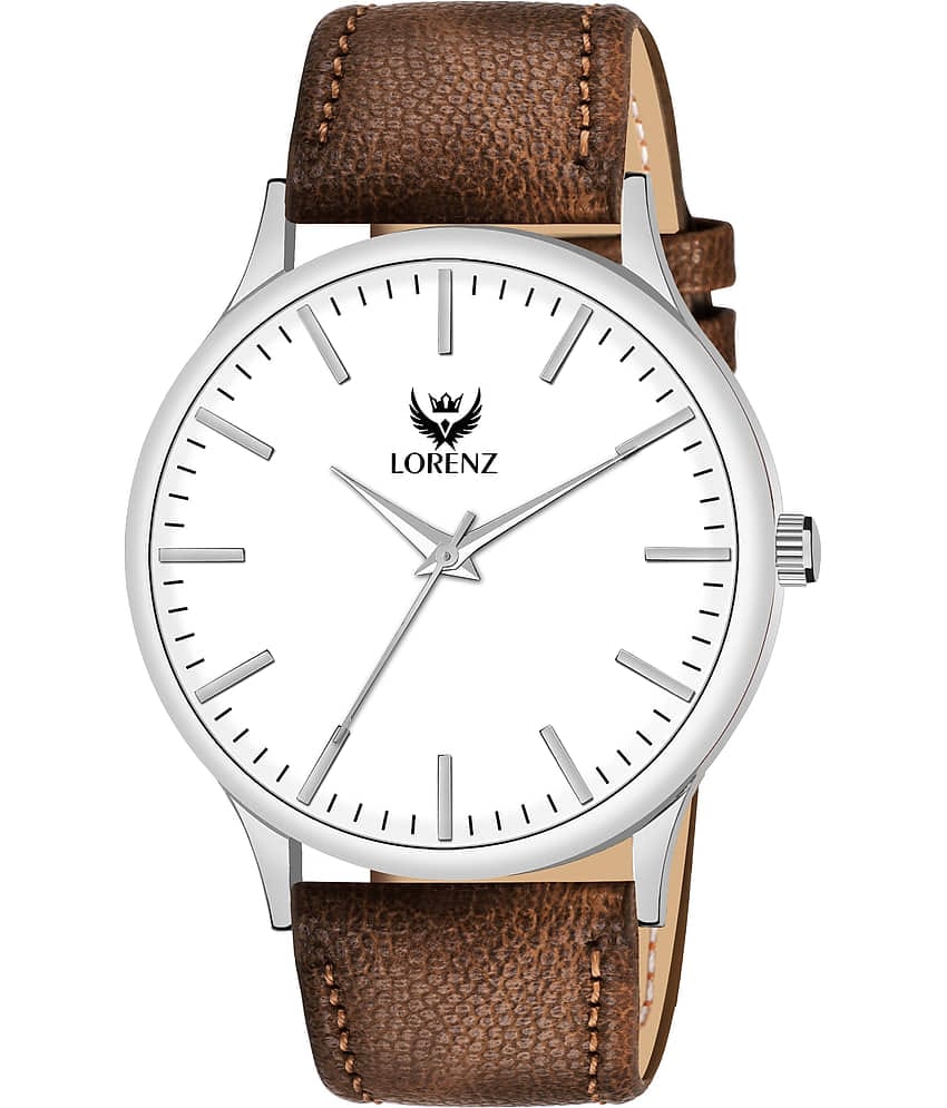 Lorenz Brown Leather Analog Men's Watch