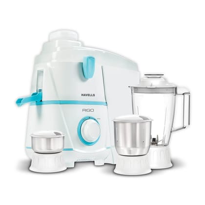 HAVELLS RIGO 3 JAR JUICER MIXER GRINDER 500W HAVELLS RIGO 3 JAR JUICER MIXER GRINDER 500W - White HAVELLS RIGO 3 JAR JUICER MIXER GRINDER 500W HAVELLS RIGO 3 JAR JUICER MIXER GRINDER 500W - White