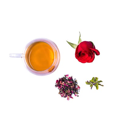 Rose Tulsi Green Tea 50gms