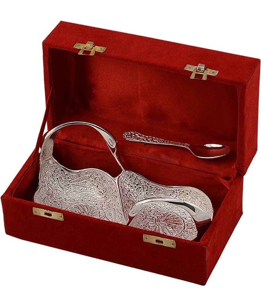 Rajrang Swish Twin Swan Bowl with Spoon