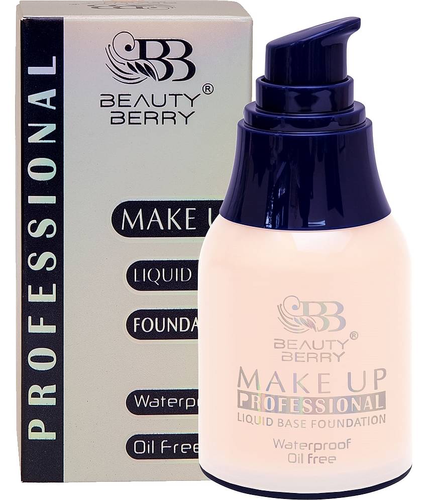 Beauty Berry Professional Make up Liquid Foundation Oil Free & Waterproof Fair 35g (Shade - 01)