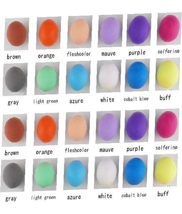 Freedy (Pack of 12) Air Dry Clay, Colorful Children Soft Clay, Creative Art Crafts, Gifts for Kids-Multi Color. Non-Toxic Modeling Magic Fluffy Foam Bouncing Clay Putty Kit for Kids with Tools