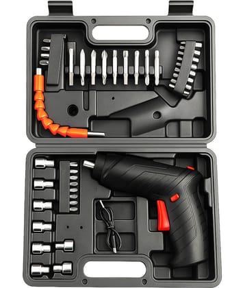 Powerful Electric screwdriver kit with rechargeable Battery 46 Piece Toolkit