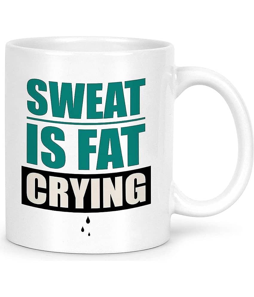 Idream Quote Printed Ceramic Coffee Mug 1 Pcs 330 mL