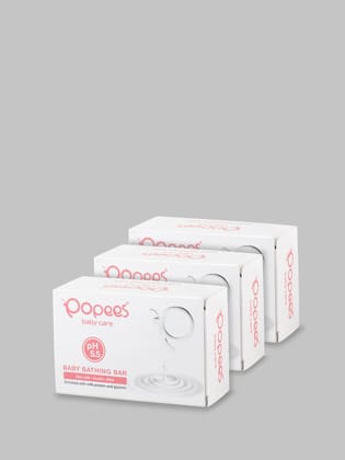 Popees Baby Bathing Bar with pH 5.5 - Pack of 3-100