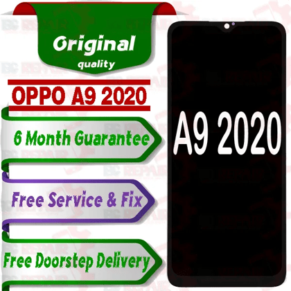 Oppo A9 2020 Combo LCD with Touch Screen for A9 2020  white (display glass combo folder)