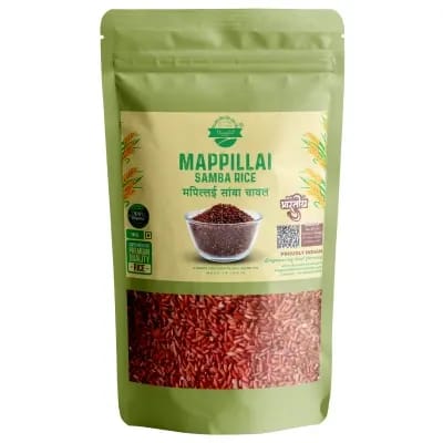 Organic Kangni Mappillai Samba Rice (Red Rice)