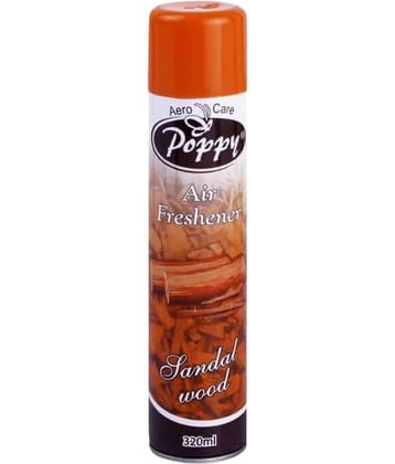 Aero Care Poppy Sandal Air Freshener Room Fragrant Spray A Wave of Freshness 320 ml (Pack of 1)