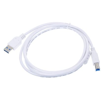 USB Printer Cable 3 Mtr 2.0V (White)