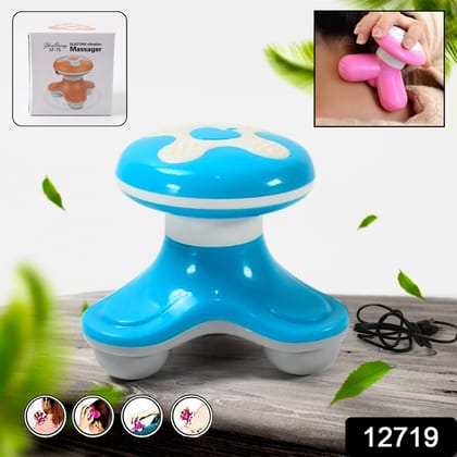 Triangle USB Mini Massager – Multifunction, Automatic Switch, Fatigue Relief (1 Pc/ Battery Not Included)