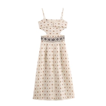 Bohemian spaghetti dress-XS