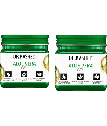 Dr.Rashel Aloe Vera Gel,Soothes And Hydrates Skin,For All Skin Type,45 Ml (Pack of 2)