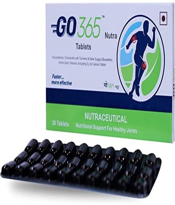 Go 365 Nutra Tablet For Joint Health With Glucosamine Turmeric Calcium 30 Nos
