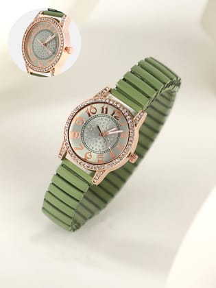 The Ribbed Round Watch-Watches