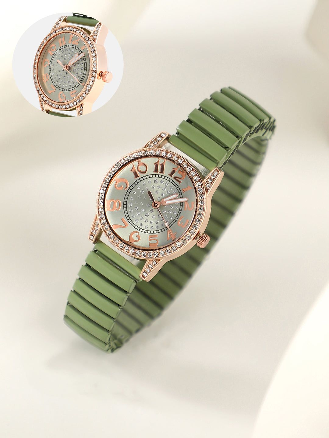 The Ribbed Round Watch-Watches