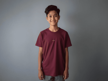 Taarak Mehta ka Ooltah Chashmah| Maroon Printed Regular Fit T-Shirts (KYA TAPLEEK HAI AAPKO)