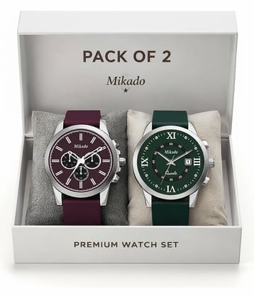 Mikado Multicolor Silicon Analog Men's Watch