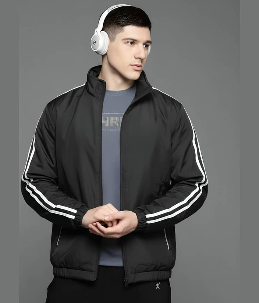 PLUS PARADISE Polyester Men's Windcheater Jacket - Black ( Pack of 1 )