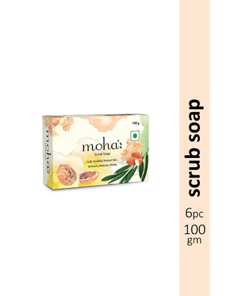 Moha Scrub Soap 100gm (Pack Of 6)