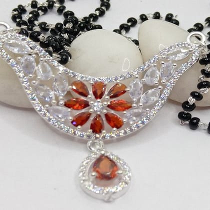 Mangalsutra 75percent Pure Silver M-1