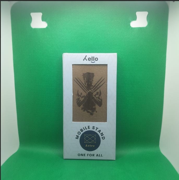 Hello Wooden Mobile Stand  Wolverine