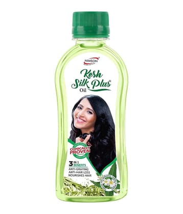 Nimson Kesh Silk Plus Hair Oil , Anti-Greying, Hair Fall Control & Nourishing Oil ,450 ml (Pack of 1)