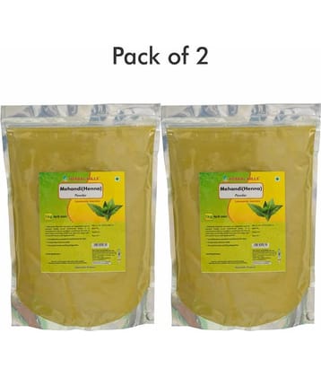 Herbal Hills Mehandi Powder 1 kg Pack of 2