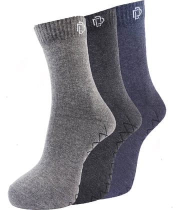 Dollar - Cotton Blend Multicolor Men's Full Length Socks ( Pack of 3 )