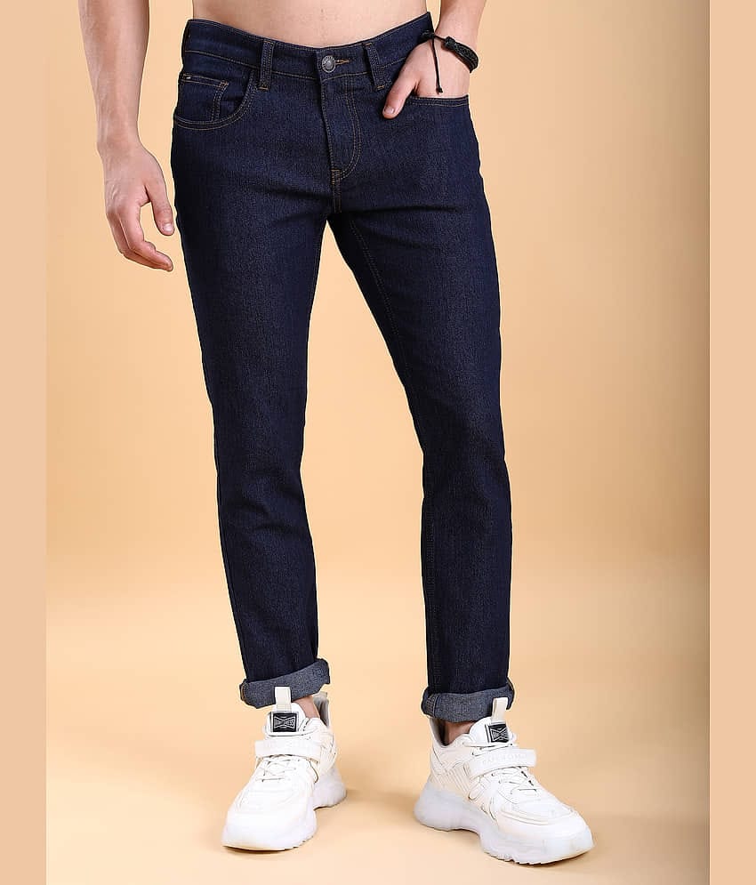 Highlander Straight Solid Men's Jeans - Indigo ( Pack of 1 )