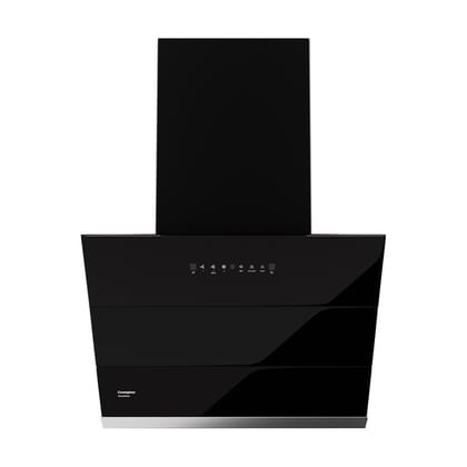 Crompton SensoSmart Inclined 60cm Filter less Auto Clean Wall Mounted Chimney Black 1290 CMH - CHD-SSI60FLE-MBL Crompton SensoSmart Inclined 60cm Filter less Auto Clean Wall Mounted Chimney Black 1290 CMH - CHD-SSI60FLE-MBL - Black