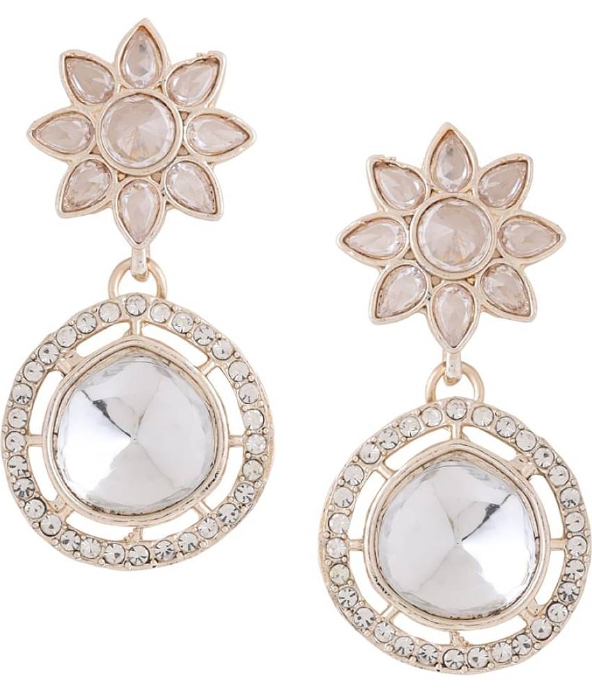 VIRAASI - Golden Danglers Earrings ( Pack of 1 )