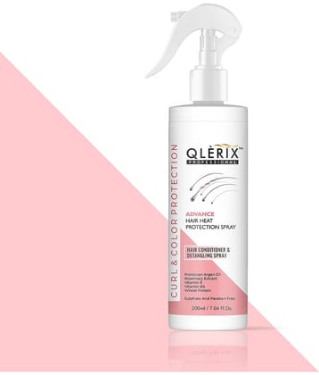 QLERIX ADVANCE Heat Protection Hair Spray with Rosemary & AloeVera Extract Hair Sprays 200 mL